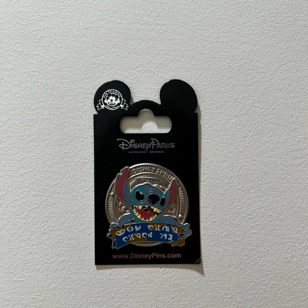 Disney Springs Stitch Cancelled Scavenger Hunt LR Pin On Original Back New Mint